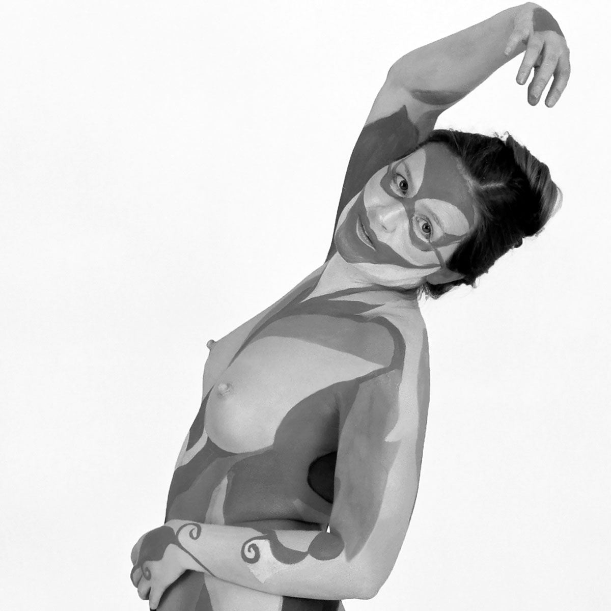 FFKK, nackt und frei - klassische Aktfotografie - Körpermalerei - Hannelore Dörrich